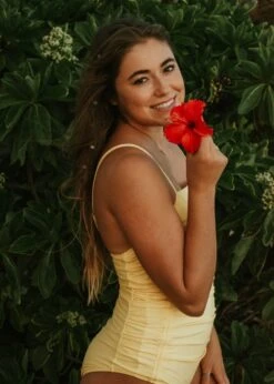 Grace - Yellow One-Piece - $68 -Evergreen Plants Shop 323603BB A6EE 4771 8135 63C9A3AD1548 73f755a6 a2a4 42f0 b8b1 1e04d9809439