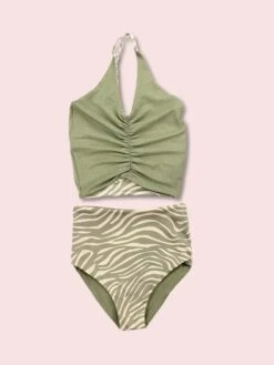 Harper - Reversible Zebra/Green Terry Tankini - $44 -Evergreen Plants Shop 52C46877 77D1 4848 BF7E E1752230B240