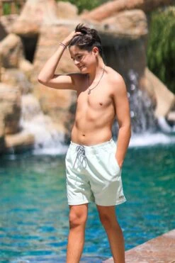 Jacob - Green Men's Boardshorts - $24