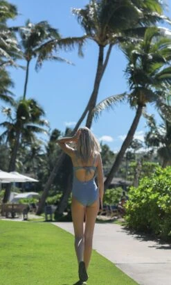 Light Blue Lexi - Shiny Metallic One-Piece - $88 16 Light Blue Lexi - Shiny Metallic One-Piece - $88 -Evergreen Plants Shop 557A8995