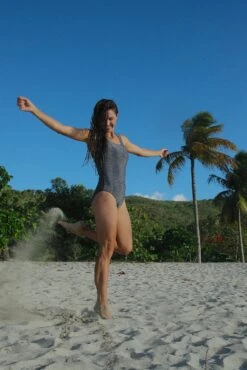 Navy Lexi - Shiny Metallic Onepiece - $88 -Evergreen Plants Shop 61DE349C 98CE 477A 8F11 7C1F8179EF4D