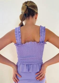 Tween Saidee - Lilac Smocked Tankini - $56 -Evergreen Plants Shop 7F7DCB8D 40D4 43B8 91AE 565193C33FDC