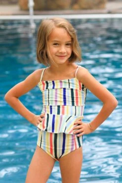 Little Girls Cora - Reversible Tankini - $38