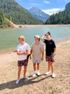 Chris - Men’s Hibiscus Boardshorts - $42 -Evergreen Plants Shop 8AB574C7 0EE2 4241 B0E7 88550372798E