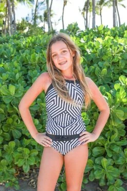 Tween Sydney - Black And White Tankini - $28