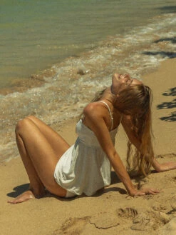 Lola - White Eyelet Tankini - $48 -Evergreen Plants Shop A80A7997