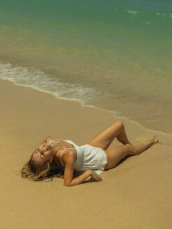 Lola - White Eyelet Tankini - $48 -Evergreen Plants Shop A80A8399