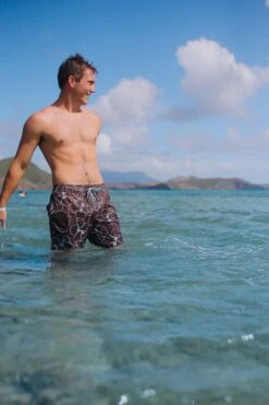 Chris - Men’s Hibiscus Boardshorts - $42