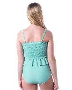 Tween Mya - Aqua Smocked Tankini - $48 -Evergreen Plants Shop B61F7634 D174 44BC AA35 C5B11931B2D5