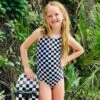 Baby Allie - Checkered One-Piece - $12