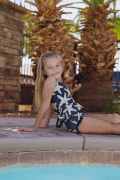 Little Girls Ava - Starfish Reversible Tankini - $38 -Evergreen Plants Shop D733CF5B CDA0 4A9E 855E 3D4241250156