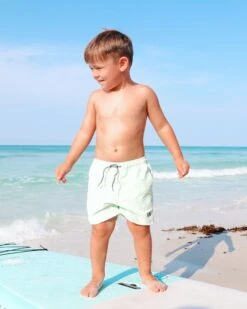 Jacob - Green Boys Boardshorts