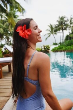 Light Blue Lexi - Shiny Metallic One-Piece - $88 11 Light Blue Lexi - Shiny Metallic One-Piece - $88 -Evergreen Plants Shop G66A7654