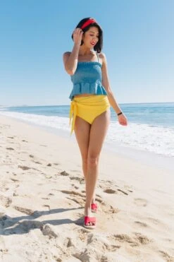 Snow White-Inspired Tankini / Women -Evergreen Plants Shop IMG 2225 1