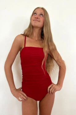 Grace - Ruby Red One-Piece - $78 *New* -Evergreen Plants Shop IMG 2481
