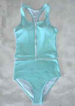 Aquamarine Allie - Zipper Tankini - $76 -Evergreen Plants Shop IMG 5516 ae54f941 71e7 4f11 84d4 d2944bcdb7a0