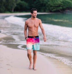 Joe - Multi-Color Men's Swim Shorts - $24