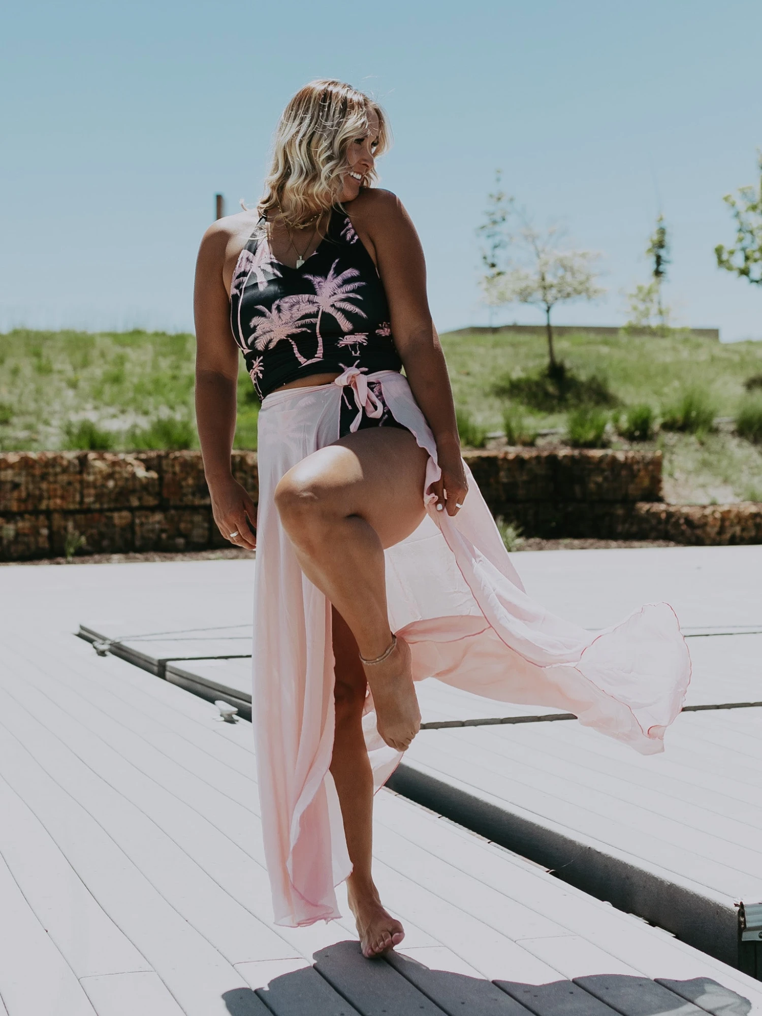 Pink Chiffon Wrap - $16 2 Pink Chiffon Wrap - $16 - Image 2